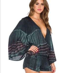 Paprika Romper Tiare Hawaii. Wave Midnight.